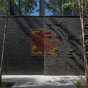 مقایسه آجر نمای مشکی دکوراتیو و آجر نسوز