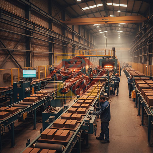 برخی فرآیندهای تولید در کارخانه آجر نما