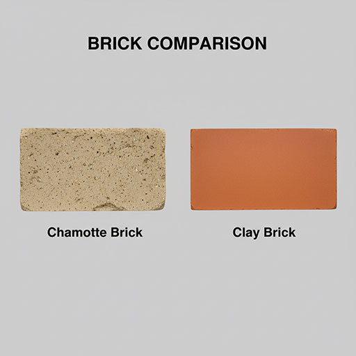 مقایسه آجر شاموتی با آجر سفالی